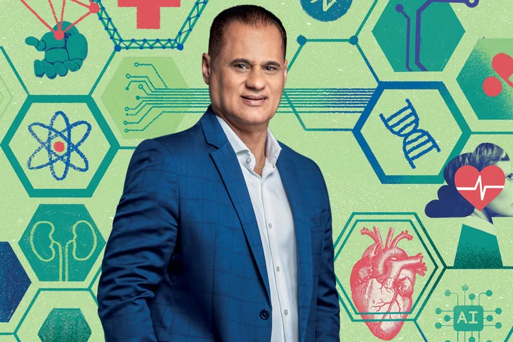 Lourival Araújo, CEO da Blue Company (Leandro Fonseca (foto) e Catarina Bessell (Ilustração)/Exame)