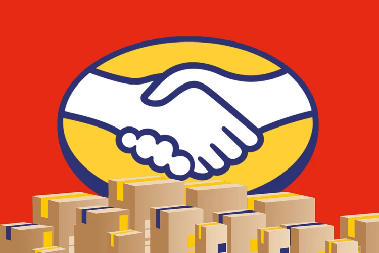 Mercado Livre abocanhou aproximadamente 105 mil metros quadrados em Guarulhos, que levou a empresa a outro patamar (Montagem com elementos Canva e Mercado Livre /Reprodução)