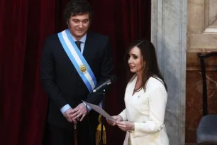 Imagem referente à matéria: 'Imaturo' x 'traidora': Troca de farpas entre Milei e sua vice expõe crise no governo da Argentina