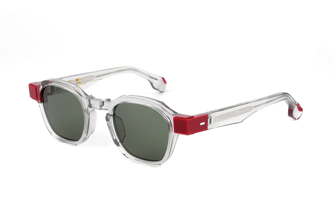 Zerezes: óculos solar Bo Masp cristal com lentes verde escuro, R$ 875