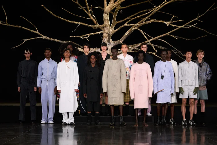 P. Andrade: primeira marca de moda brasileira a desfilar na Semana de Moda Masculina de Paris (Umberto Fratini/Gorunway.com/Divulgação)