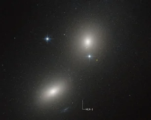 Imagem referente à matéria: Raro buraco negro a 40 mil anos-luz é encontrado pela NASA