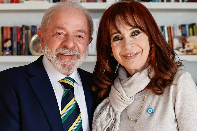Lula e Cristina Kirchner: presidente brasileiro visita ex-presidente argentina em prisão domiciliar (Ricardo Stuckert / PR)