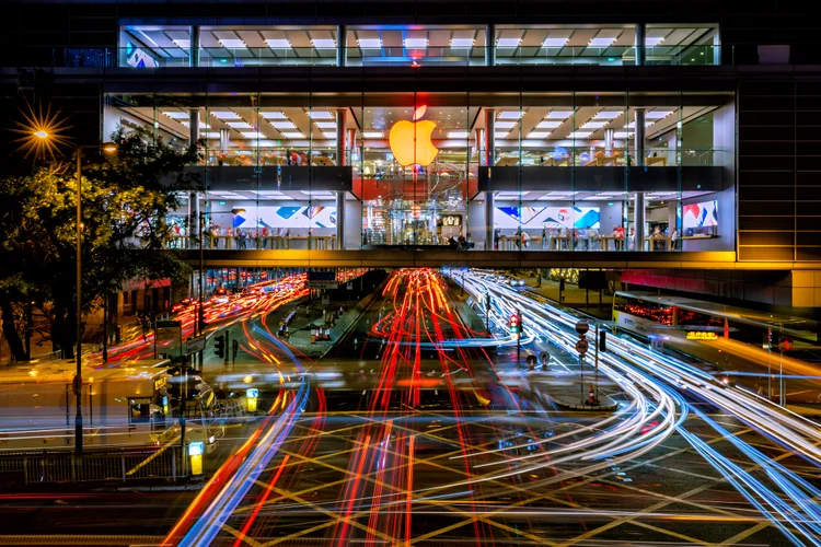 Apple: empresa pode ser afetada por decisões de monopólio do Google (EarnestTse/Getty Images)