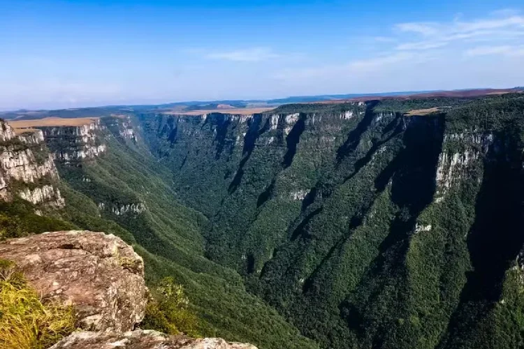 Cânion Fortaleza: atração turística está localizada na Serra Gaúcha ( Prefeitura de Cambará do Sul/Divulgação)