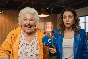 Imagem referente à matéria: Depois de Marisa Maiô, conheça IAra — a aposentada que 'apaga fogo' no Burger King