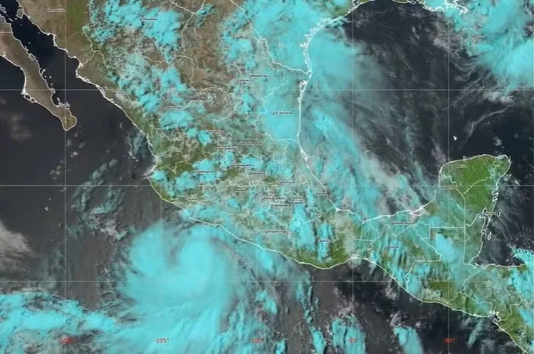 Tempestade Flossie atinge o México ( Reprodução / redes sociais)