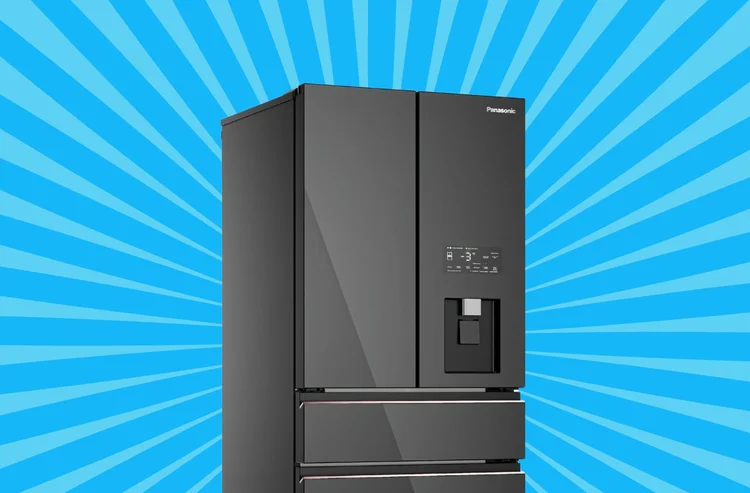 Nova geladeira da Panasonic: geladeira French Door de R$ 21.999, chega às lojas neste mês com acabamento em vidro, painel digital e tecnologia para resfriamento por zonas específicas