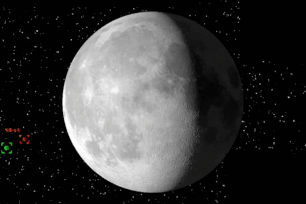 Imagem referente à matéria: O que acontece se um asteroide bater na Lua? E na Terra?
