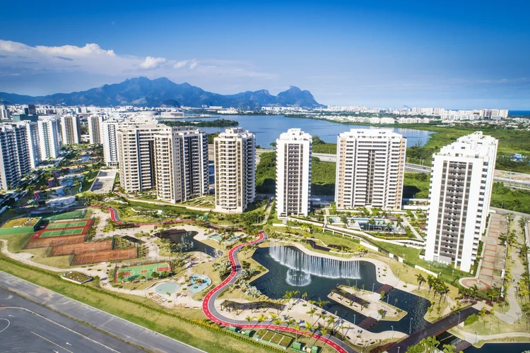 Ilha Pura: construído originalmente como a Vila dos Atletas das Olimpíadas de 2016, agora, sob gestão do BTG Pactual (Ilha Pura/Divulgação)