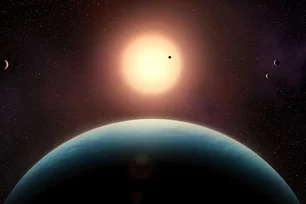 Imagem referente à matéria: Cientistas identificam 5 planetas potencialmente habitáveis em sistema vizinho