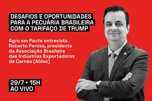 Imagem referente à matéria: Roberto Perosa, presidente da Abiec, é o entrevistado da EXAME desta terça