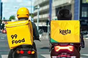 Imagem referente à matéria: Keeta, da Meituan, leva guerra do delivery para a Justiça — e 99Food contra-ataca