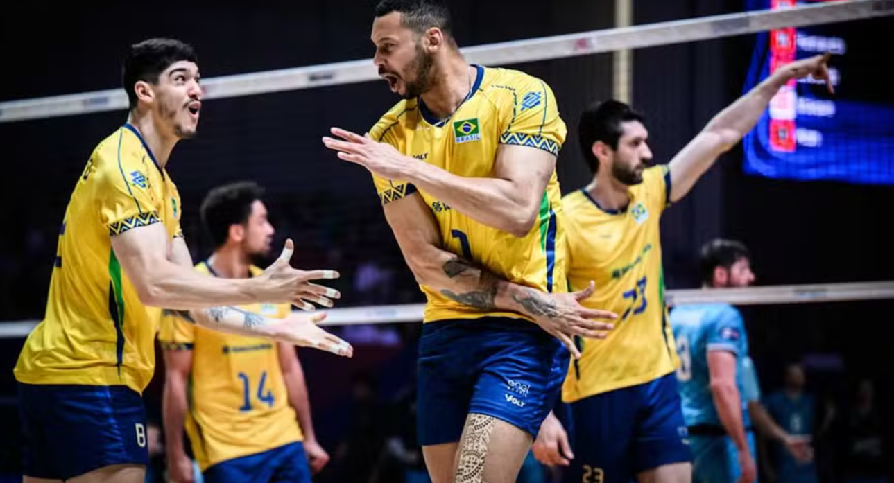 Brasil conquista o bronze e volta ao pódio da Liga das Nações de vôlei após quatro anos