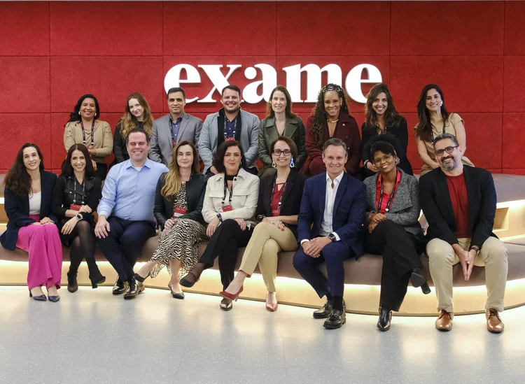Membros do Clube CHRO em São Paulo reunidos para aprender sobre "Liderança Contemporânea" com José Cláudio Securato, CEO da Saint Paul Escola de Negócios  (Eduardo Frazão/Exame/Divulgação)