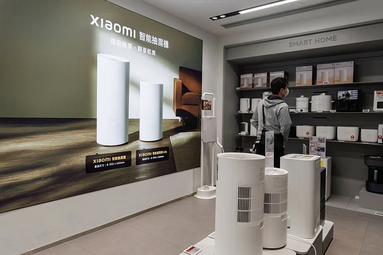 Loja da Xiaomi, na China: gigantes asiáticas têm apostado no código aberto para atrair mais clientes (LightRocket /Getty Images)