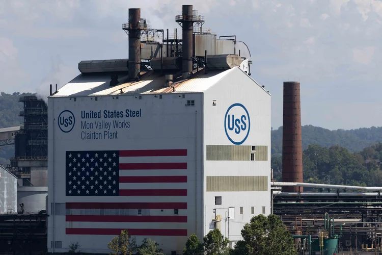 US Steel: emplosão em fábrica da empresa deixou dois mortos e dez pessoas foram encaminhadas ao hospital. (REBECCA DROKE/AFP/Getty Images)