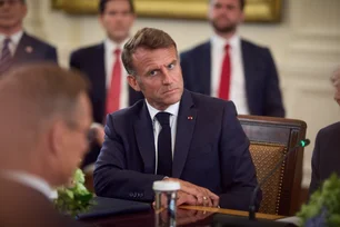 Imagem referente à matéria: Macron questiona Putin, mas vê avanço em negociações sobre guerra na Ucrânia