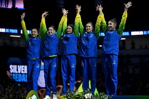 Imagem referente à matéria: Brasil conquista nova medalha de prata pelo Campeonato Mundial de Ginástica Rítmica