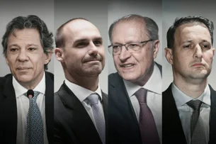 Haddad, Eduardo, Alckmin e Derrite lideram cenários para Senado em SP, diz Paraná Pesquisas
