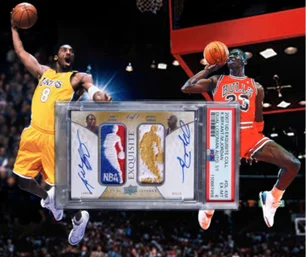Imagem referente à matéria: Card autografado por Michael Jordan e Kobe Bryant bate recorde e é vendido por US$ 12,9 milhões