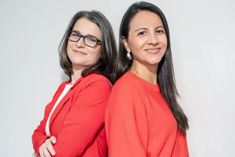 Letícia Lara Rodrigues e Renata Moraes, da ImpulsoTree: a nova empresa atua no setor de capital humano com foco em inclusão (Divulgação/Divulgação)