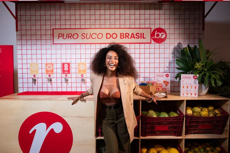 A atriz Taís Araujo: embaixadora da Renner, ela foi um dos principais destaques do lançamento da coleção Primavera-Verão (Renner /Divulgação)