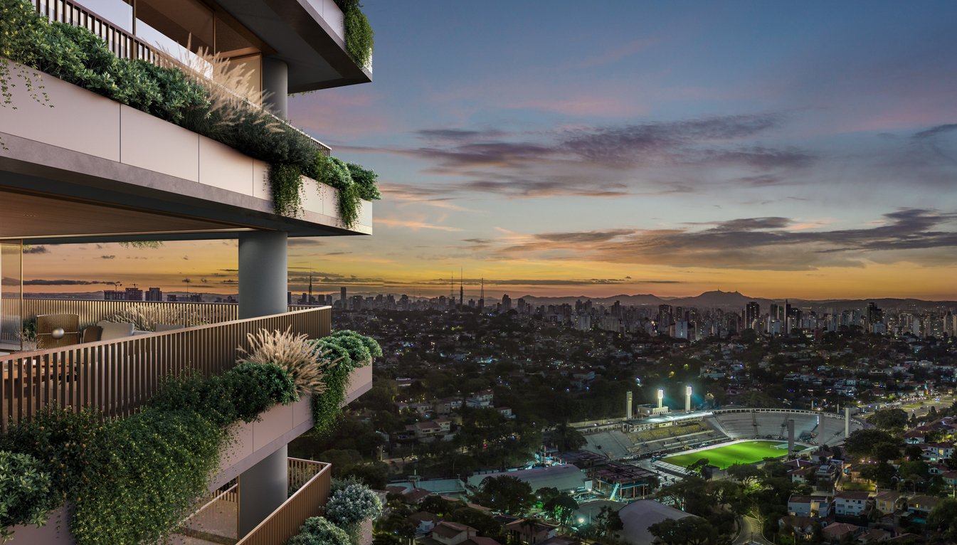 Apartamento de R$ 10,6 milhões em São Paulo tem vista permanente para o Pico do Jaraguá