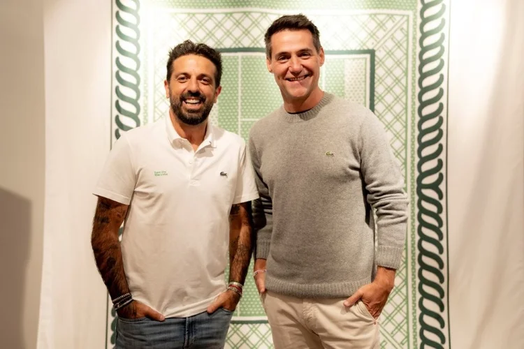 Tico Sahyoun e Pedro Zannoni: apoio da Lacoste em evento brasileiro (Turn On The Light /Divulgação)