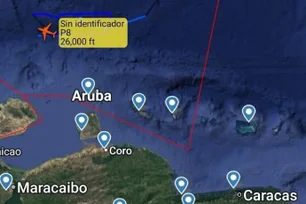 Imagem referente à matéria: Aviões de vigilância americanos são vistos em missão perto do litoral da Venezuela