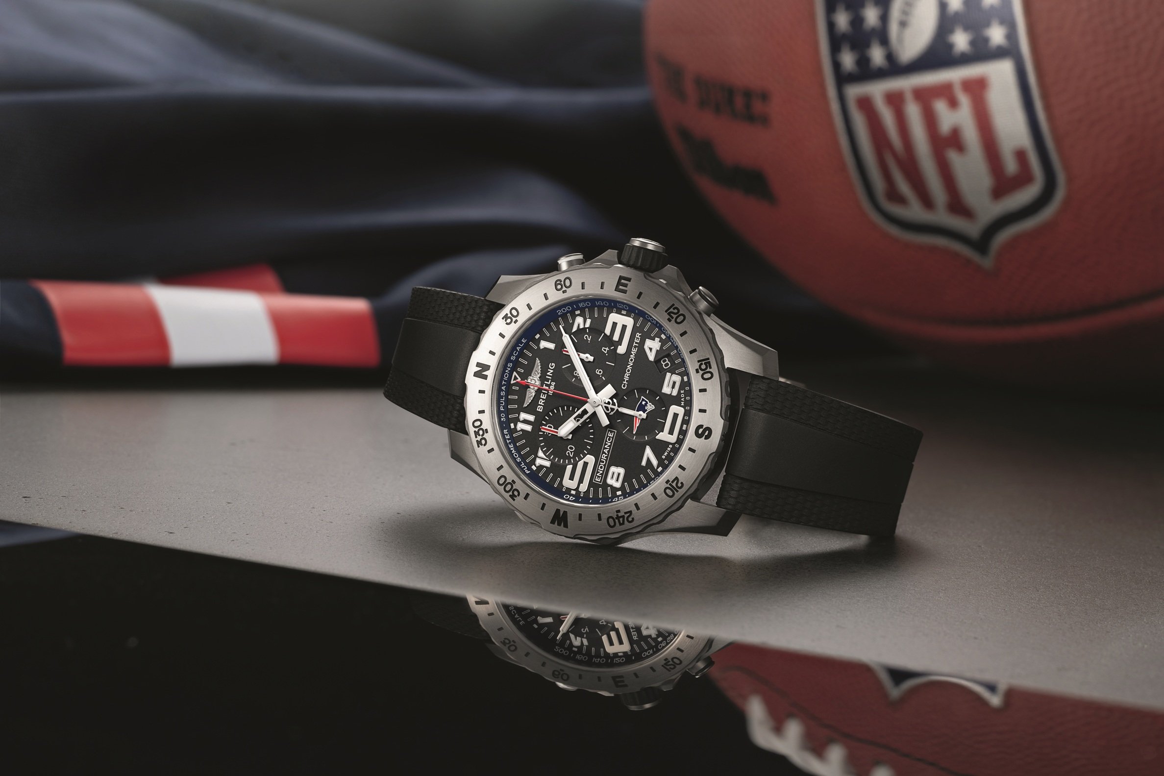 Breitling Endurance Pro NFL para o New England Patriots: versão customizada