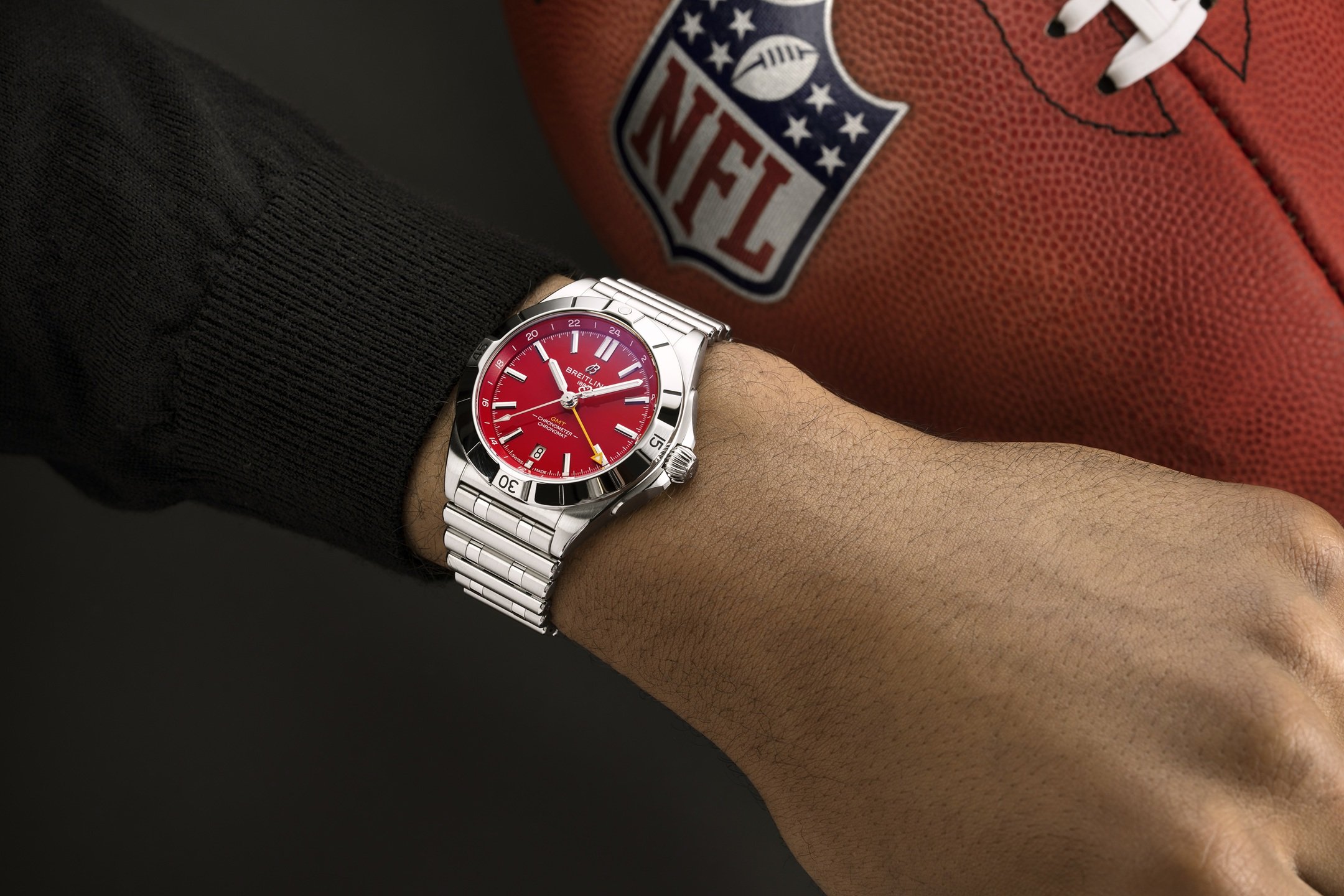 Os relógios da NFL: Breitling é nomeada a parceira da liga de futebol americano