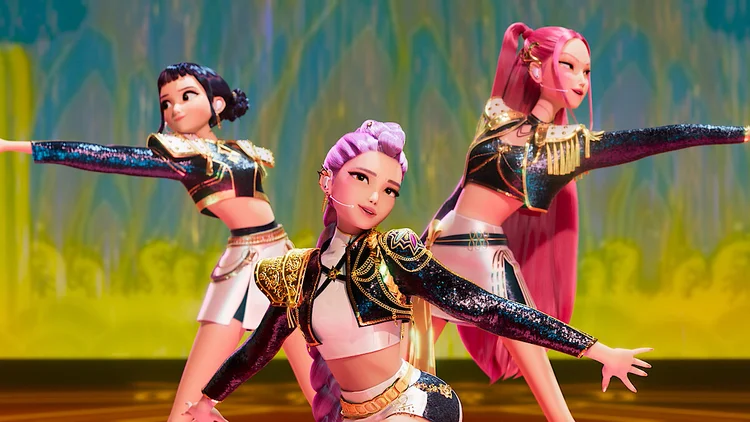 KPop Demon Hunters: fenômeno global do K-pop já soma 210,5 mi de views na Netflix e lota cinemas na versão sing-along (KPop Demon Hunters/Netflix/Divulgação)
