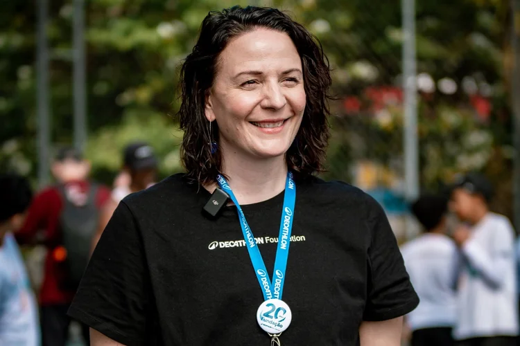 Emilie Langrené: diretora da Fundação Decathlon