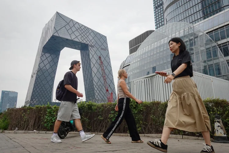 Pequim, China: a taxa oficial de desemprego entre jovens no país está acima de 14% (Sheldon Cooper/SOPA Images/LightRocket /Getty Images)