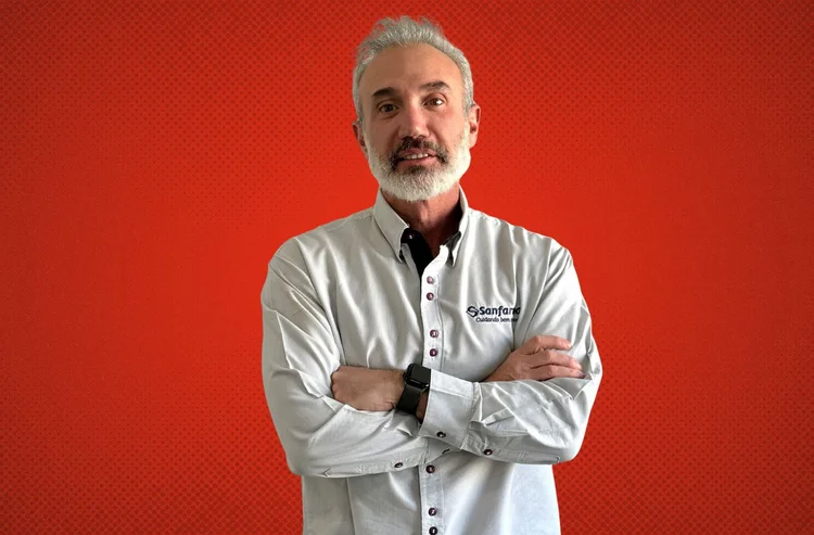 Luciano Biagi, CEO da Sanfarma: “Vimos que o mercado estava parado, sem inovação real. A gente entendeu que podia fazer diferente" (Sanfarma/Divulgação)