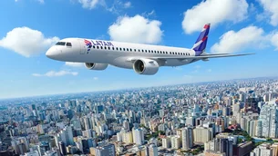 Embraer (EMBR3) lidera altas do Ibovespa após receber encomenda da Latam