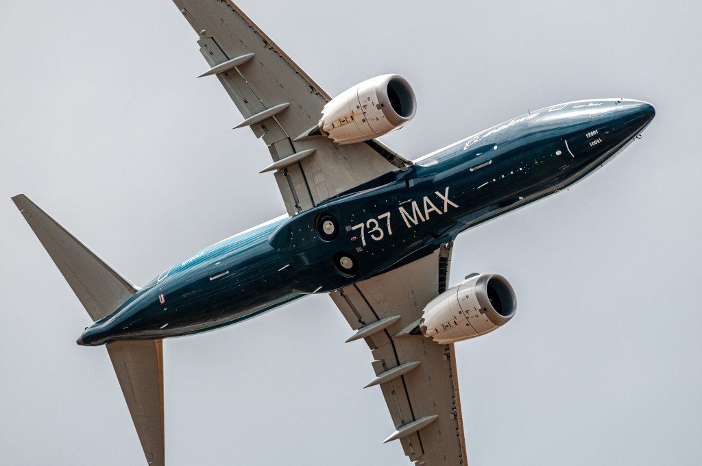 Boeing 737-7 MAX, N7201S. Farnborough International Airshow, 16 de julho de 2018