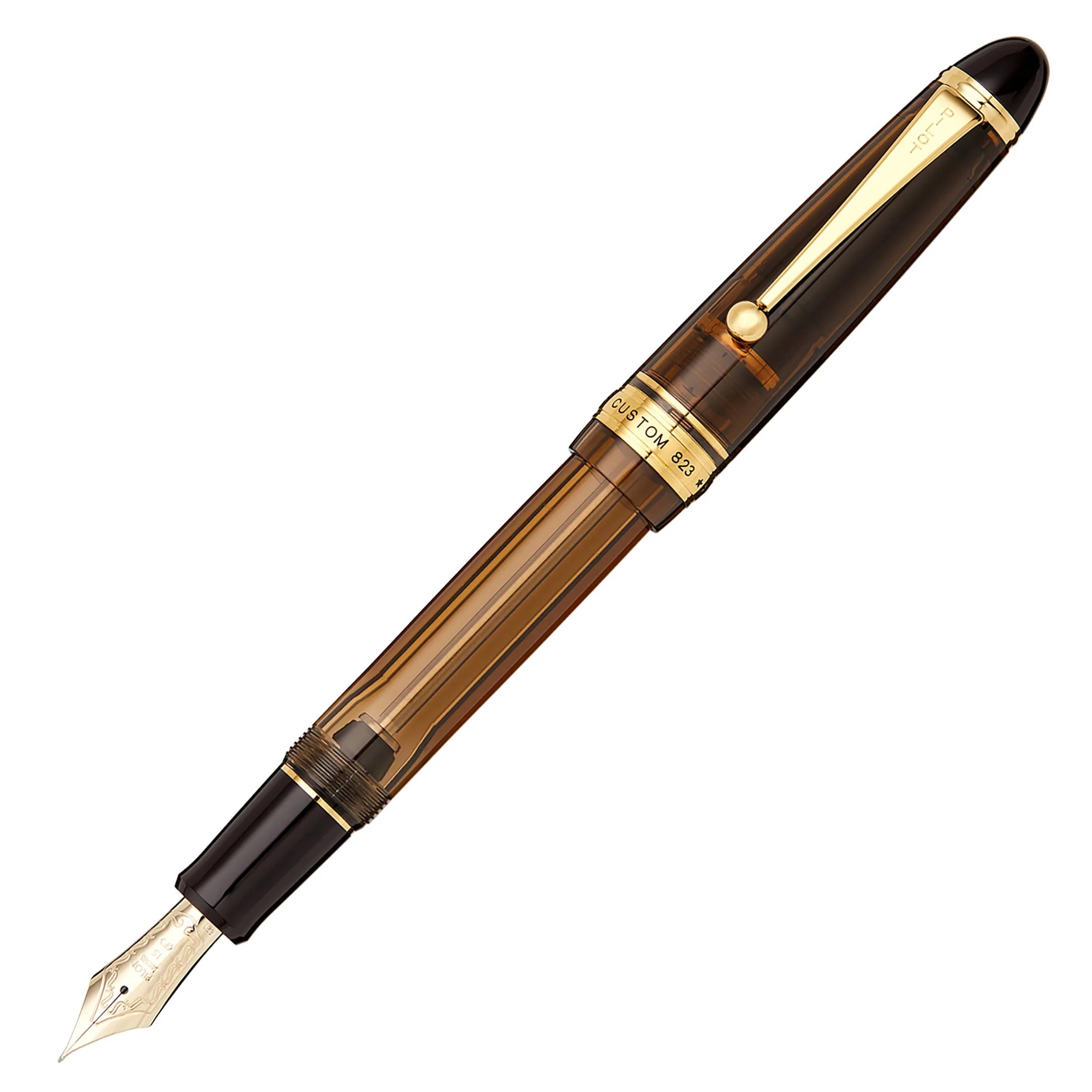 Pilot Custom 823, caneta tinteiro preferida de George R.R. Martin, autor de Game of Thrones, famosa pela confiabilidade e fluxo constante de tinta