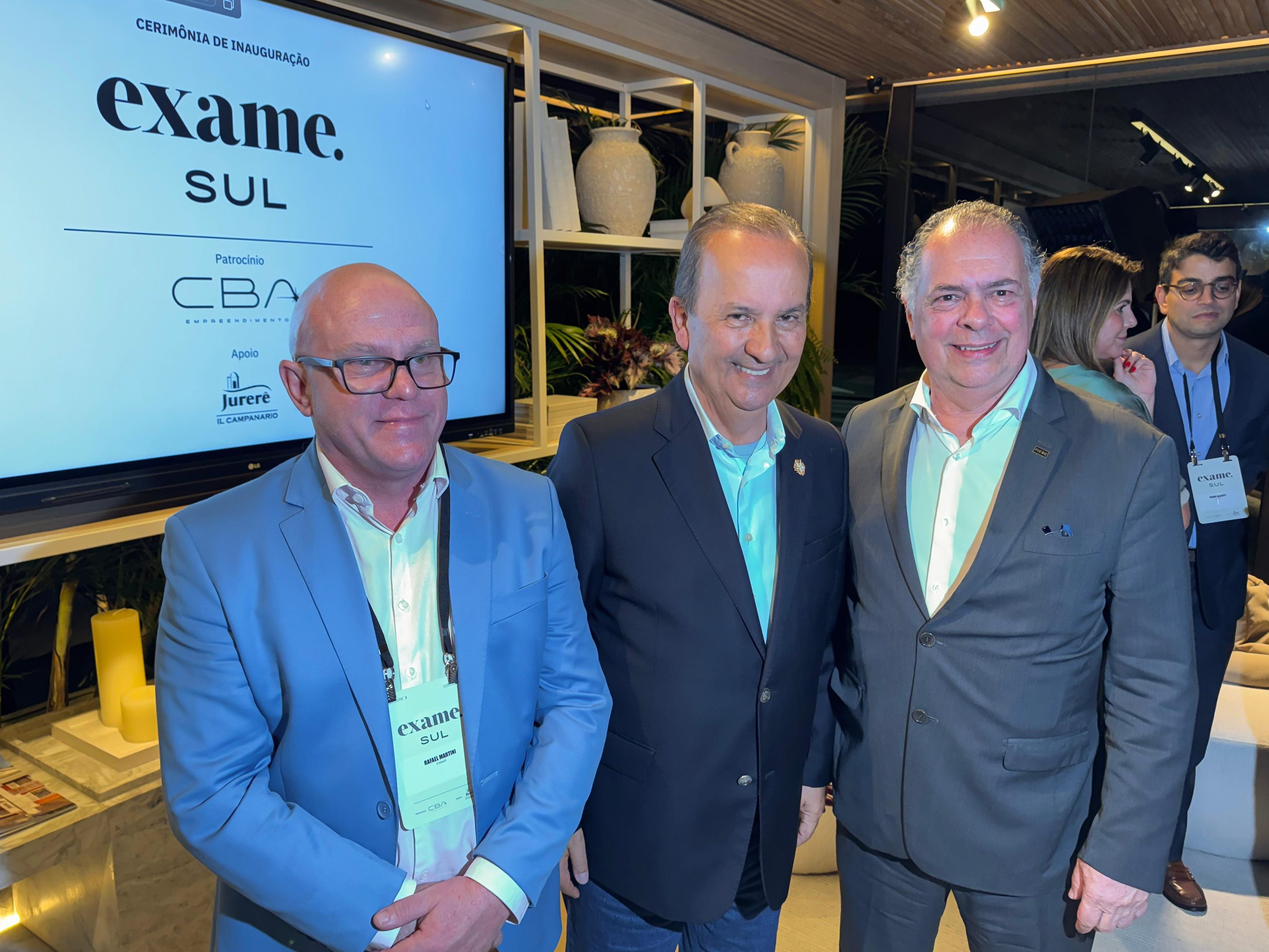 Festa de inauguração da Exame Sul em Florianopolis SC
