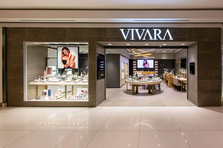 Vivara: maior rede de joalherias da América Latina, cresceu quase 18% em receita em relação a 2023 (Shopping Mueller/Divulgação)