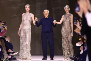 Imagem referente à matéria: Quem ficará com o império Armani? Testamento revela três possíveis herdeiros