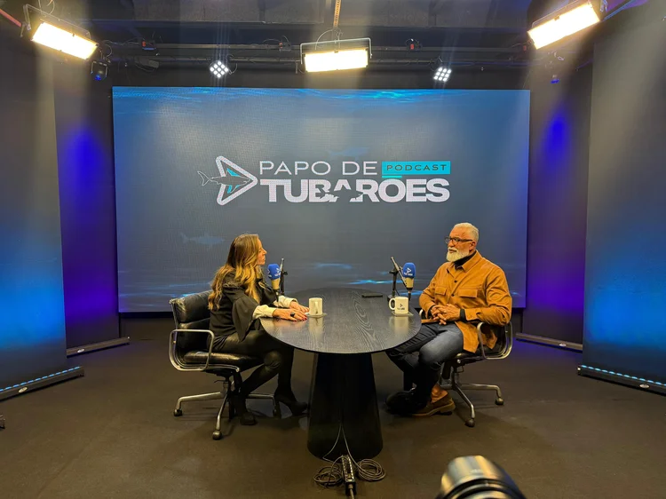 Entrevista ao podcast Papo de Tubarões (Divulgação)