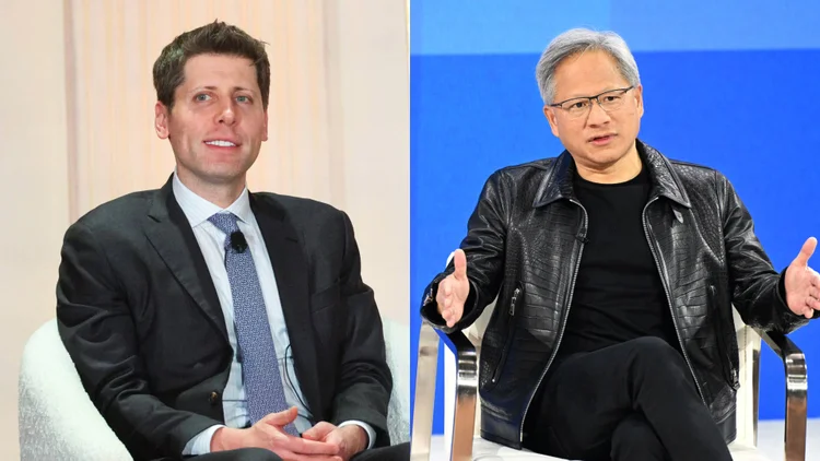 Quando dinheiro, chips e IA se encontram: o bastidor do pacto Altman–Huang (Getty Images)