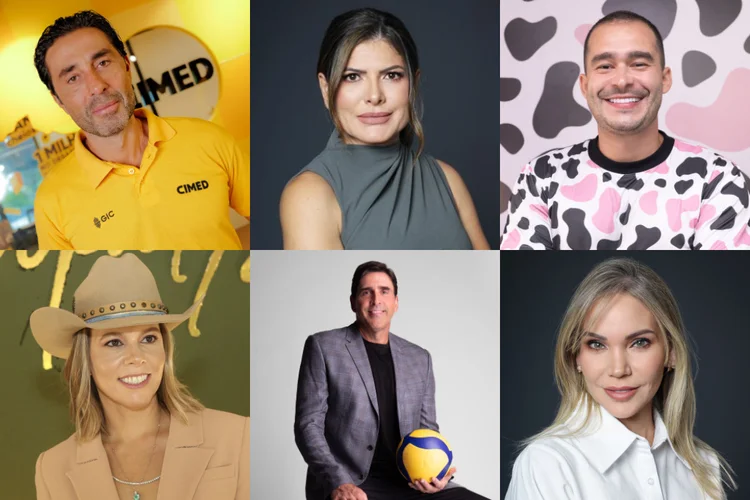  NEEX Road Show em Goiânia: conheça alguns palestrantes confirmados no evento no dia 8 de outubro no WTC (Montagem/Exame)
