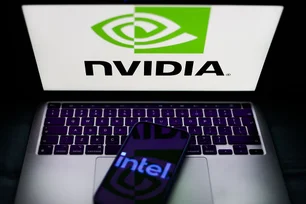 Imagem referente à matéria: Intel tem maior alta em 38 anos. A Nvidia vai conseguir salvar a companhia dos maus tempos?
