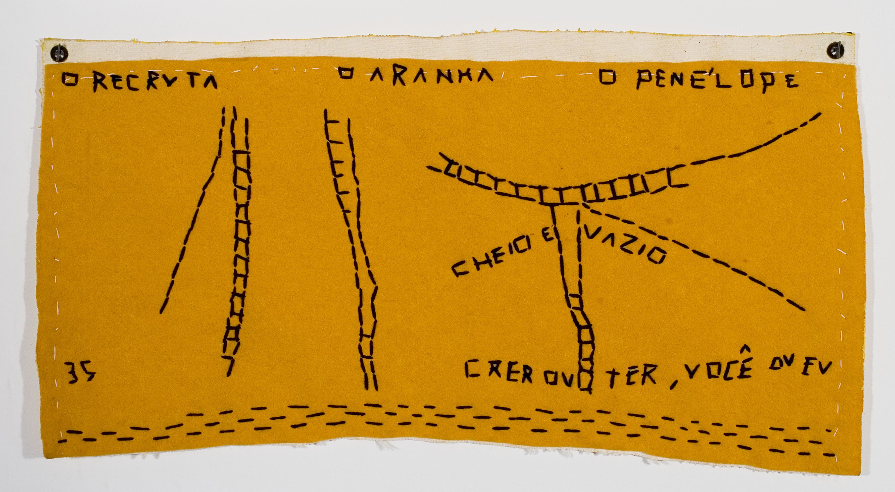 O Recruta, O Aranha e O Penélope (1992), de Leonilson