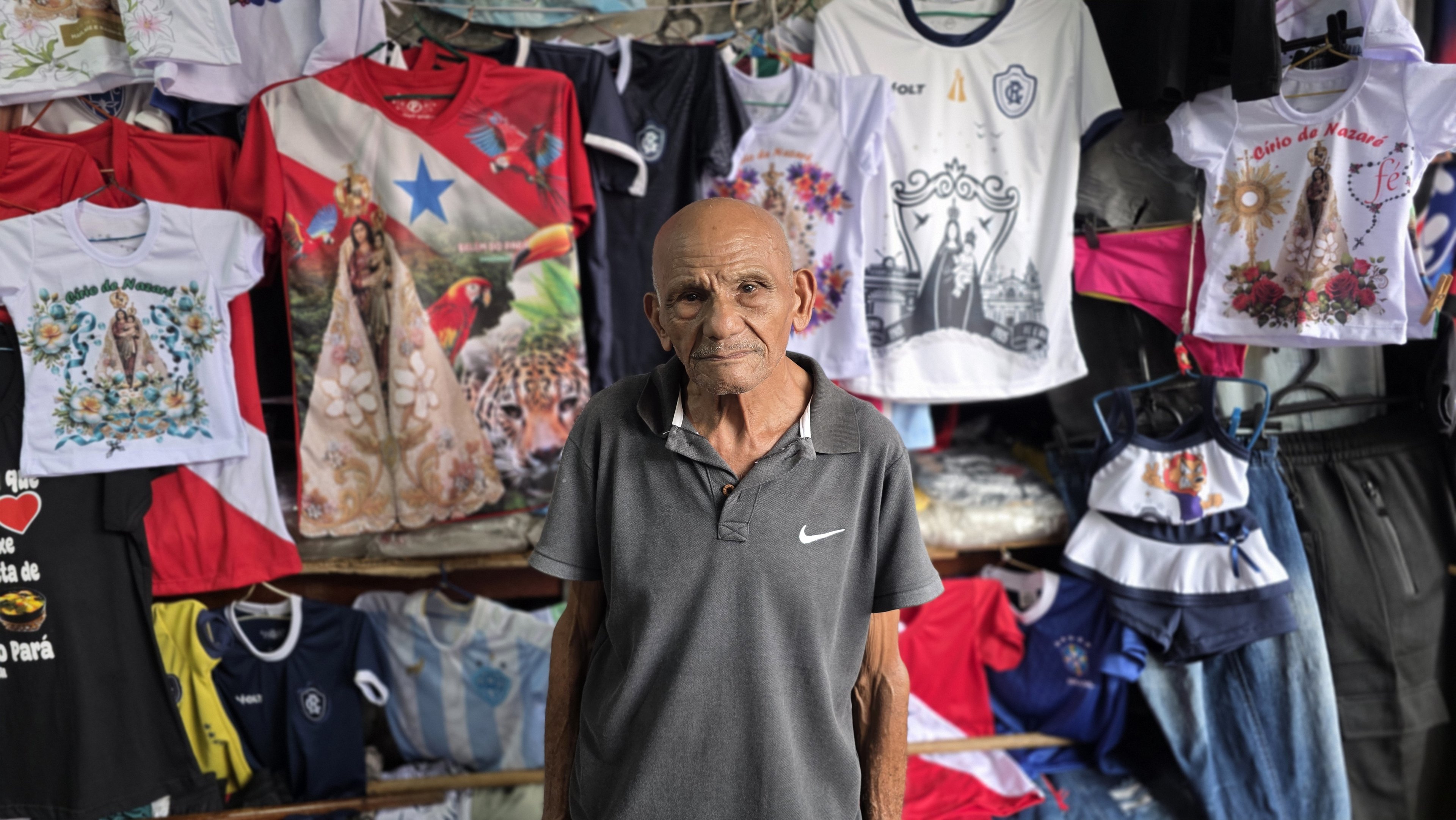 Manoel ubiraci, 94 anos, feirante do Ver-o-Peso