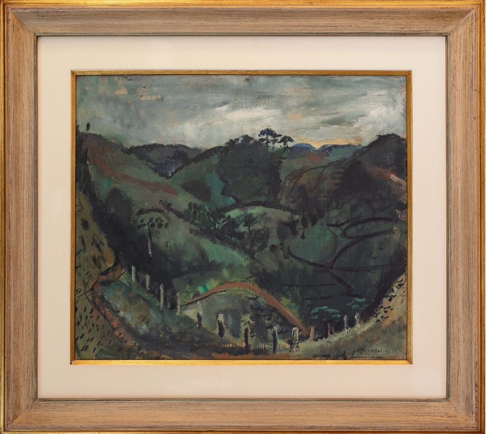 Paisagem (1943), de Aldo Bonadei
