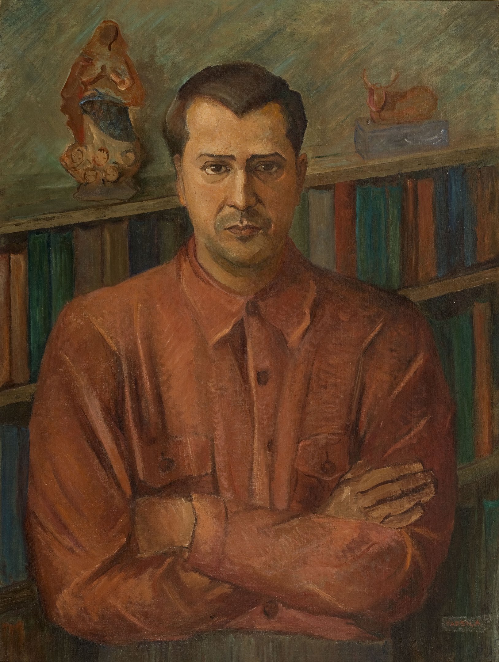 Retrato Luís Martins I (1933-1937), de Tarsila do Amaral